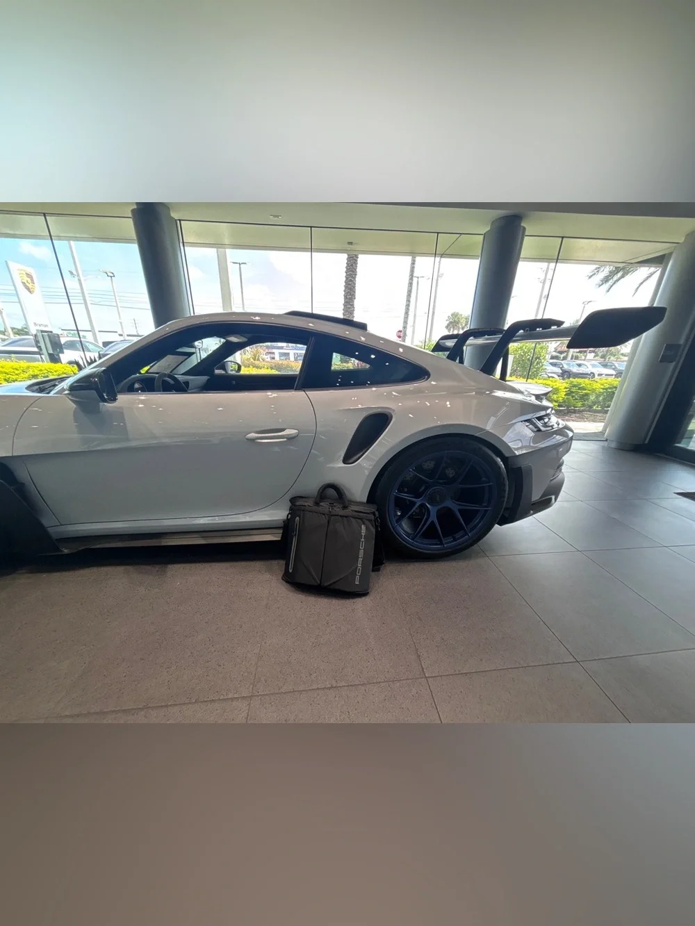 Porsche 🏎️🏌️NWT Golf Locker Bag Sport Black Grey
